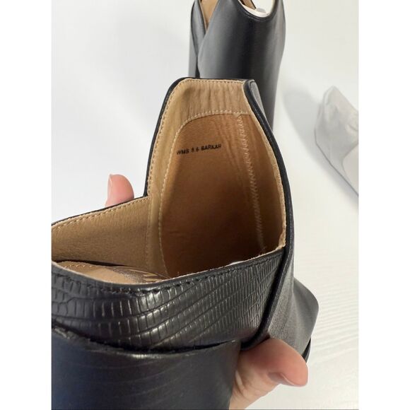 Dolce Vita Barkar Peeptoe Slip-On Slide Booties 8.5 - Picture 7 of 8